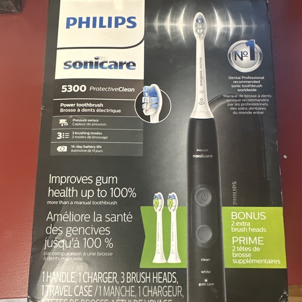 Philips Sonicare‎ ProtectiveClean 5300 Rechargeable Electric Toothbrush Open Box